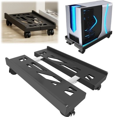 PC Ständer für PC-Tower,Verstellbarer Universal Desktop Computer Tower Stand CPU