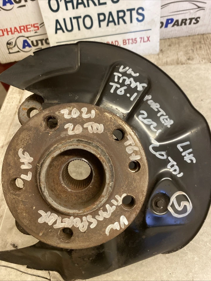 OEM VW TRANSPORTER T6.1 2.0 DIESEL FRONT LEFT PASSENGER SIDE HUB 7E0615311B - Image 2 of 4