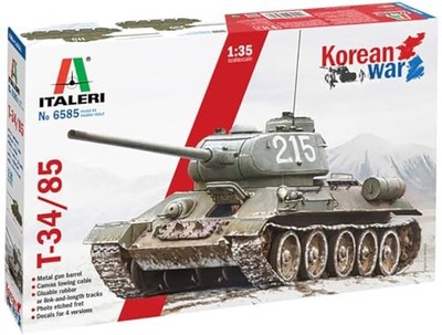 Platz Italeri 1/35 Scale Democratic People's Republic of Korea T-34/85 Korean