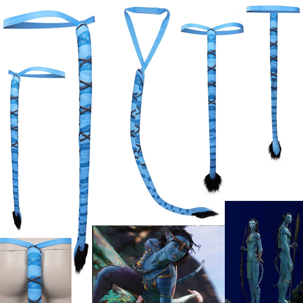 Avatar: El Camino del Agua Neytiri Jake Sully Cosplay Cola Accesorios Halloween