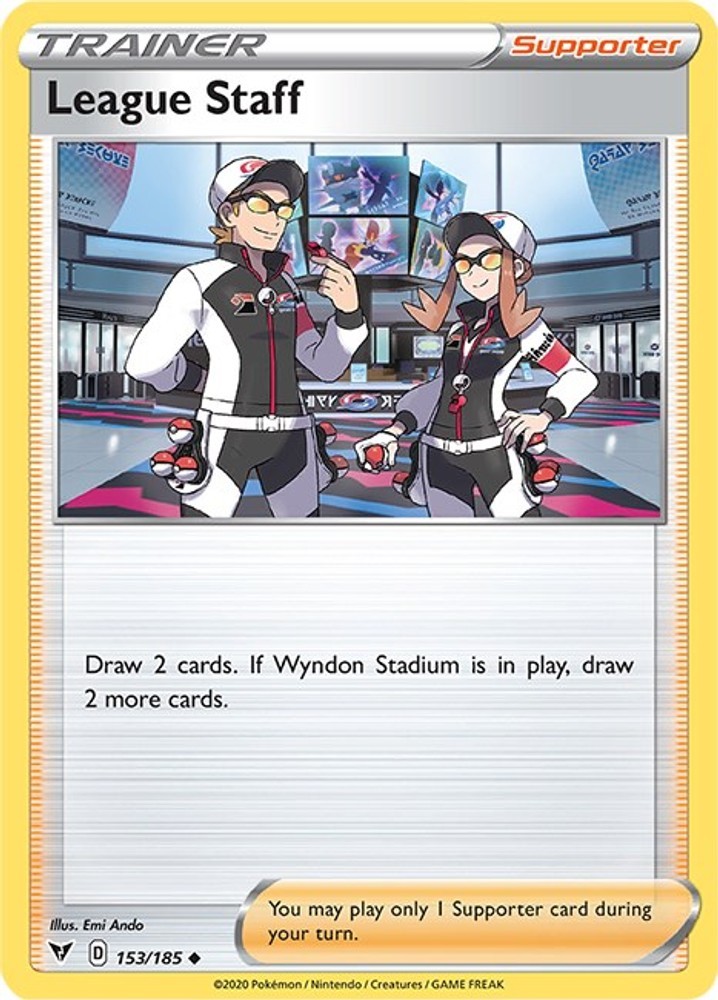 League Staff [SWSH04 - 153/185] MP - Pokemon