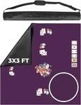 Feltectors  Board Game Mat for 32 Inch Tables, Poker Table Cover -Burgundy