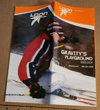 2003/04 LOON MT SKI RESORT BROCHURE, NH. W/TRAIL MAP INSIDE. MINT