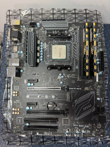 AMD Ryzen 7 2700X 8-Core AM4 Gaming Motherboard CPU RAM Combo 16GB DDR4 ...