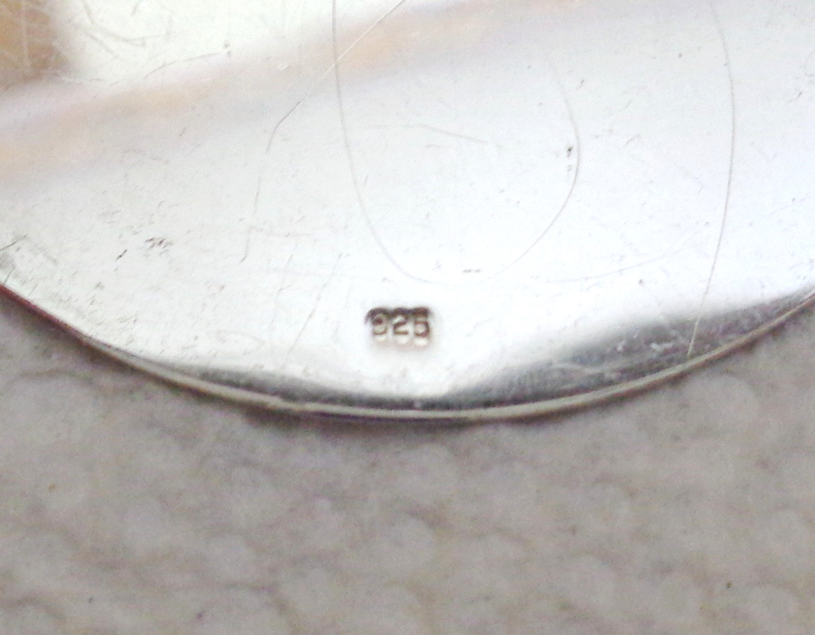 Sterling Silver Solid Hoop / Disc Hook Earrings 1… - image 3