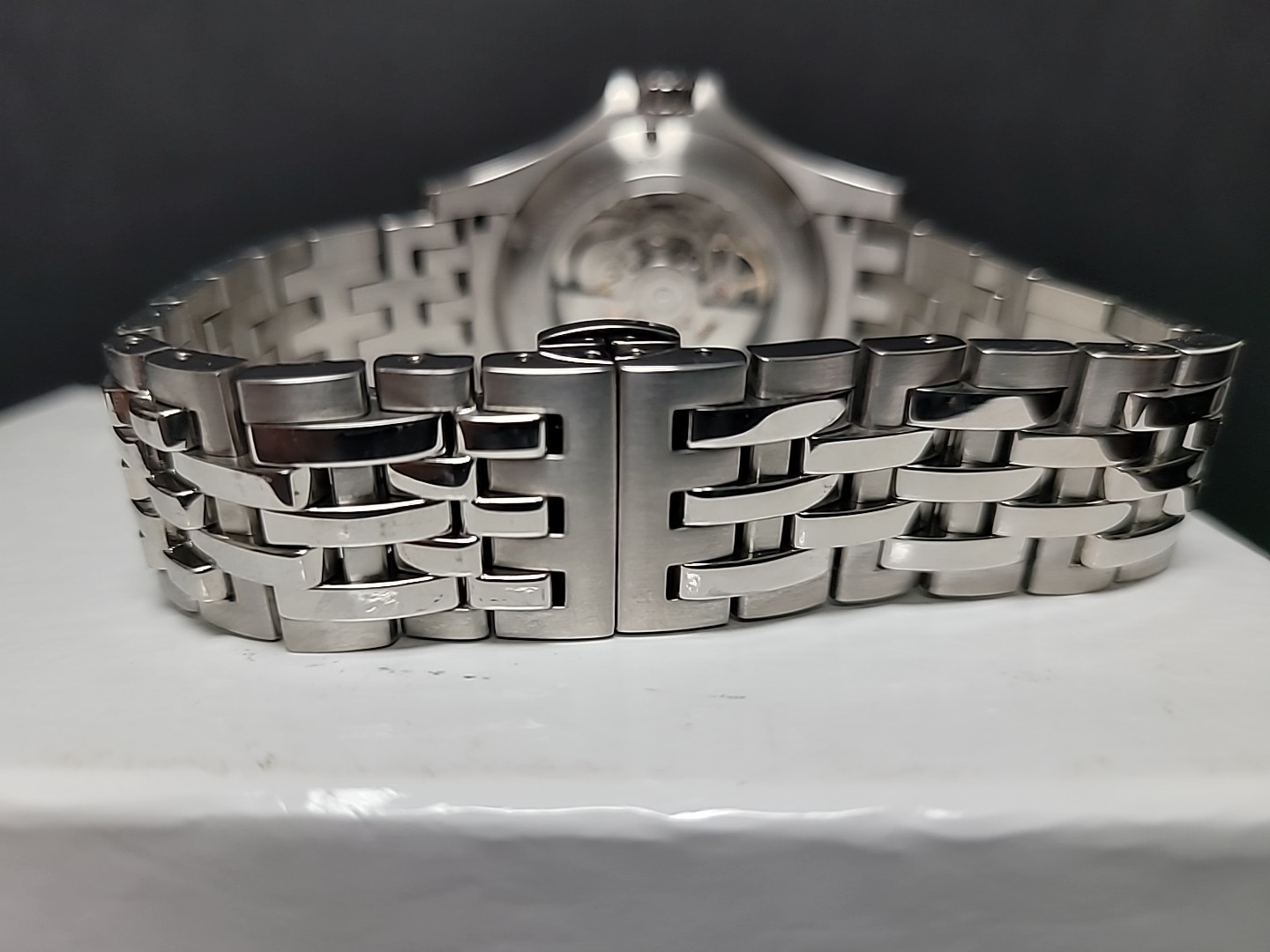 Men's Bulova Accutron 63A0001 Autiomatic 40MM Skeletal Stainless Watch w Box 107