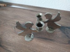 2Engel Kerzenhalter versilbert