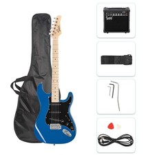 GLARRY Full Size Electric Guitar, 20W Amp, Gig Bag & Accessories for Beginner