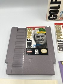 Golf Power Nintendo NES Entertainment System Greg Norman Game Manual CIB Poster