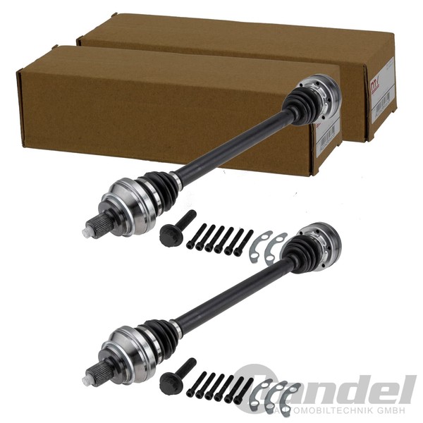 2X NTY Antriebswelle Hinten Passend FüR Audi A4 A5 Automatik Schaltgetriebe-image