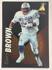 1995 Pinnacle Zenith #Z83 Gary Brown Houston Oilers