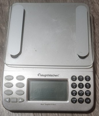 Weight Watchers Digital Food Scale Max 3 KG/6lb 9.8oz and Points Plus Calculator