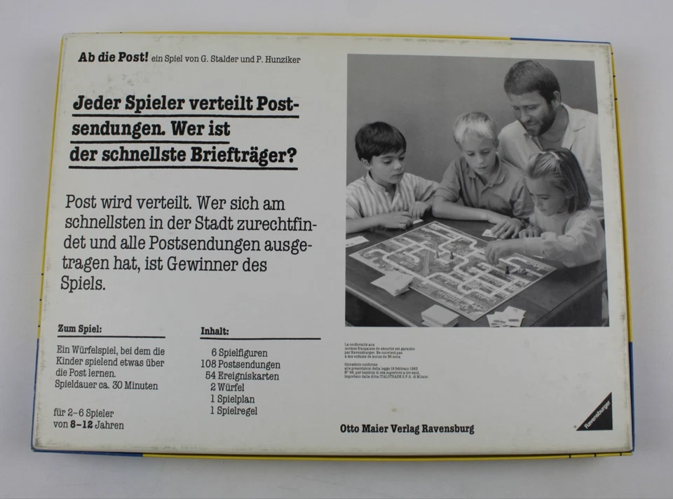 Ab die Post! von 8-12 Jahren Ravensburger 1987 - Bild 2 von 4