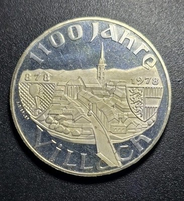 1978 SILVER PROOF * AUSTRIA 100 SCHILLING * 1100th ANNIV ~ FOUNDING OF VILLACH