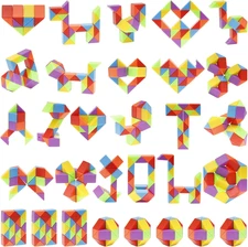 30Pcs Party Favors, Fidget Snake Cube Mini Twist Puzzle Party Favors for Kids 4-