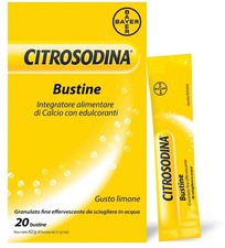 CITROSODINA INTEGRATORE  20 BUSTINE EFFERVESCENTI GUSTO LIMONE
