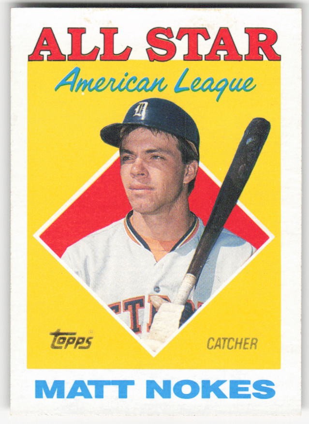 1988 Topps Matt Nokes #393 Detroit Tigers NM