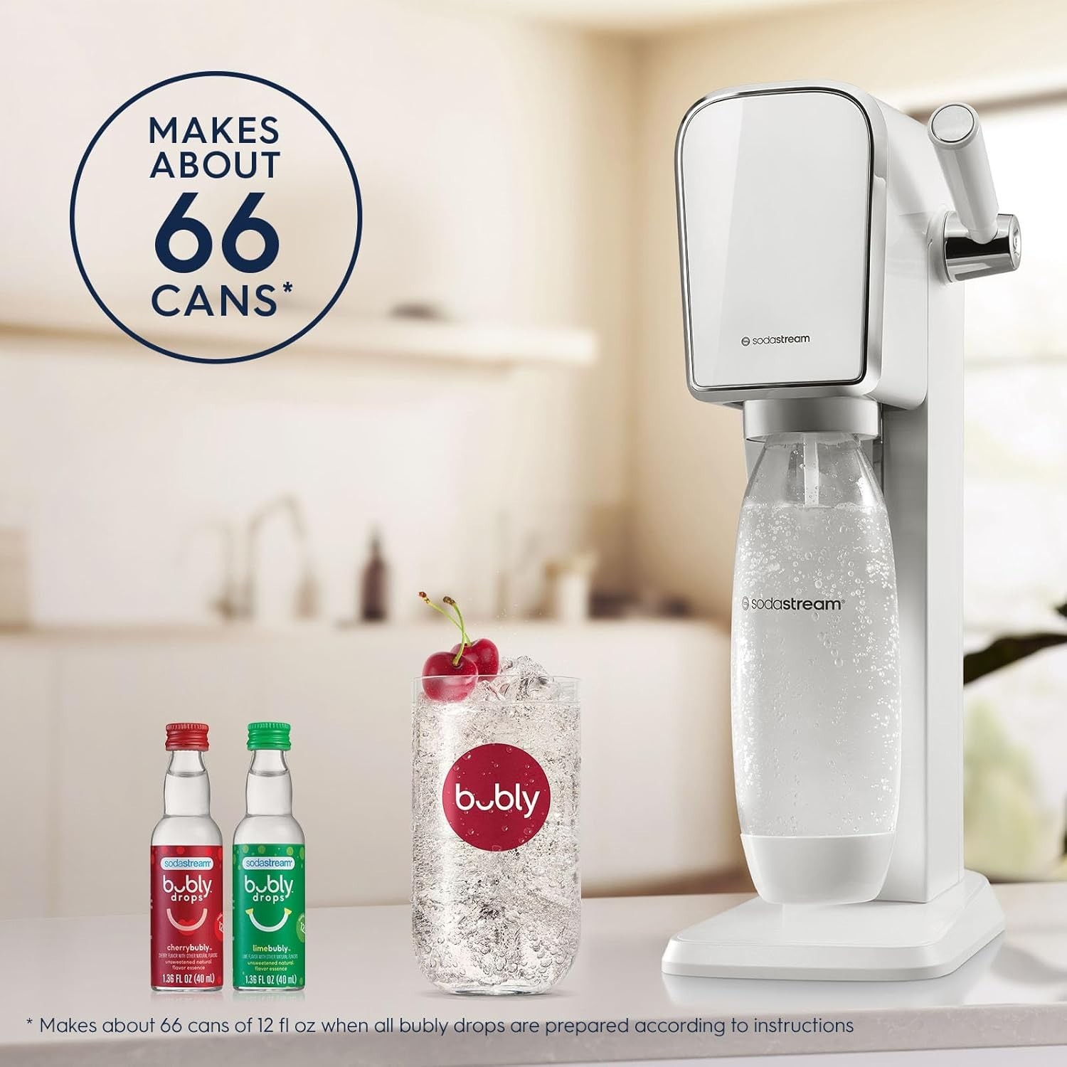 SodaStream - ART Sparkling Water Maker | VALUE BUNDLE | CQC CO2 system
