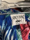 Spicy Tuna Mens Blue Floral Swim Trunks Size XL Swim Suit Extra Large — photo 6