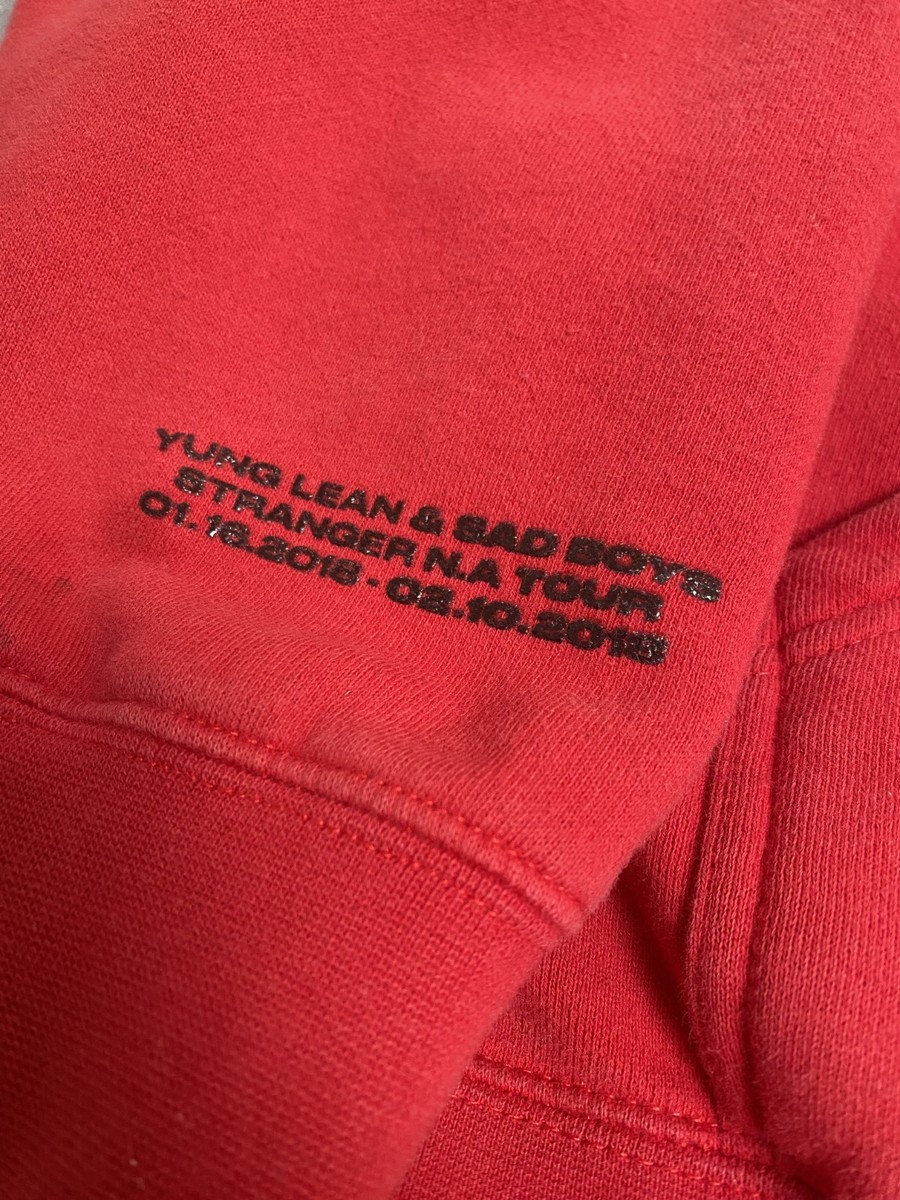Yung Lean Stranger Tour 2018 Hoodie XL | eBay