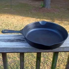 Vintage WAGNER WARE Sidney #8 Cast Iron 10 3/8" Wide SKILLET FRY PAN 1058I VGUC