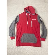 Dutch Bros Coffee Hoodie Pullover Sweatshirt Mens size XS Gray/Red Unisex RARE