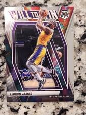 LeBron James Will To Win Silver Prizm 2020 - 2021 Panini Mosaic Basketball