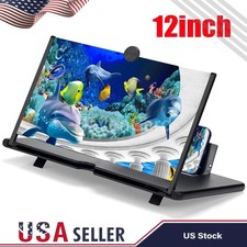 12inch Screen Magnifier for Cell phone Newest Version 3D Ultra Video Amplifier