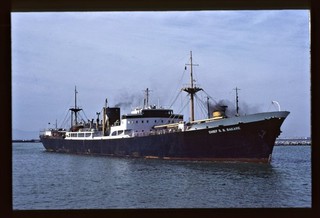 1 Original Ship Slide 1955 built cargo ship CHIEF S.B. BAKARE Sept 1977
