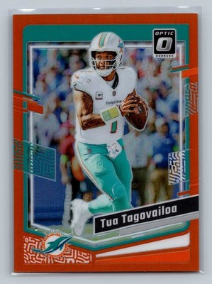 2023 Donruss Optic Tua Tagovailoa Orange #/249 #118