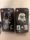 LEGO Star Wars Darth Vader Helmet Collection Set 75304, And Luke Skywalker Lego