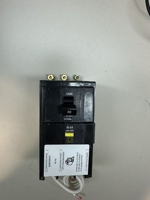Square D QOB330GFI 3 Pole GFCI Circuit Breaker