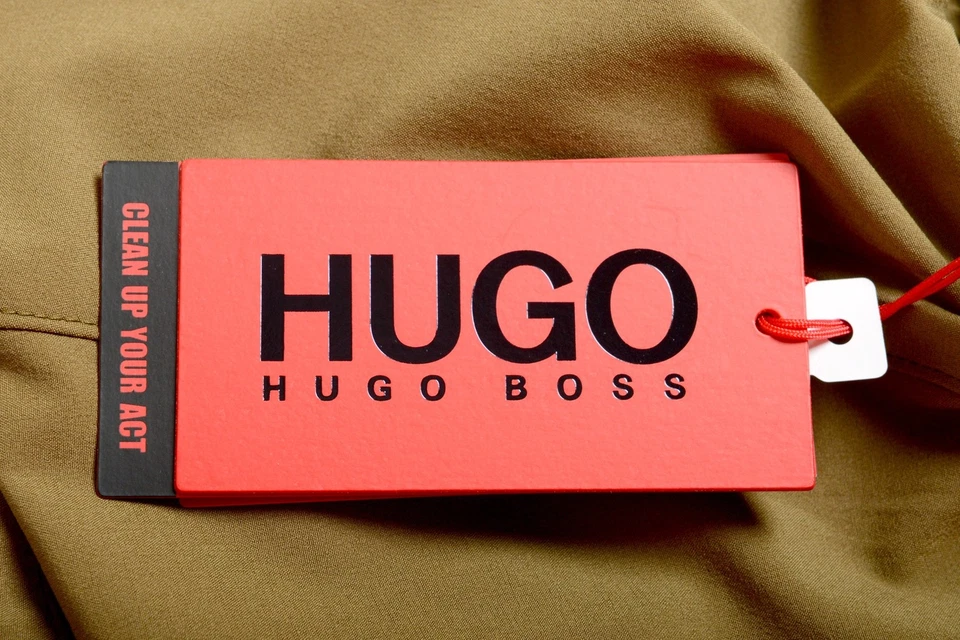 Pantalones Cortos de Natación Hugo Boss Para Hombre "Yoji" Verde Oliva EE. UU. M IT 50 Foto 4 de 4