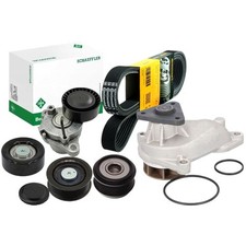 CONTI 5PK1815 Keilrippenriemen + INA Rollen Satz WAPU für HYUNDAI KIA mit Klima