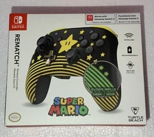 Turtle Beach Nintendo Switch Super Mario Wireless Controller Glow In Dark New