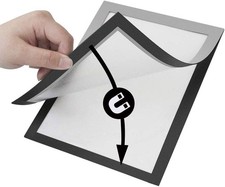 Magnetic Photo Frame Sign Holder A4 Self Adhesive Picture Paper Photos Display