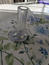 SHANNON CRYSTAL GOLF BAG , CRYSTAL VASE, 5 1/2" TALL, 4" WIDE BASE