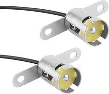 2pcs 1156 Bulb Socketba15s Car Light Bulb Socket Adapter With 1 Wire Connect... 2pcs 1156 Bulb Socketba15s Car Light Bulb Socket Adapter With 1 Wire Connect...