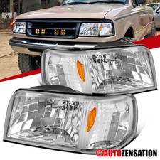 Fit 1993-1997 Ford Ranger 2in1 Headlights Corner Signal Lamps Leftright 93-97