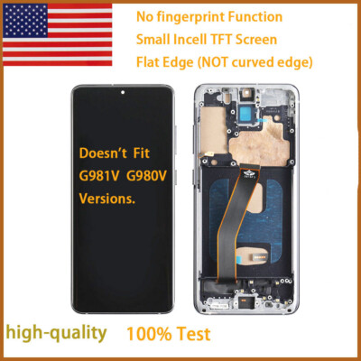 Incell For Samsung S20 5G G981 S20 4G G980 LCD Display Touch Screen Replacement