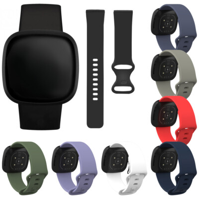 Sport-Armbänder Aus Silikon Für Versa 3 4 Sense 2 Smart-Armband  >