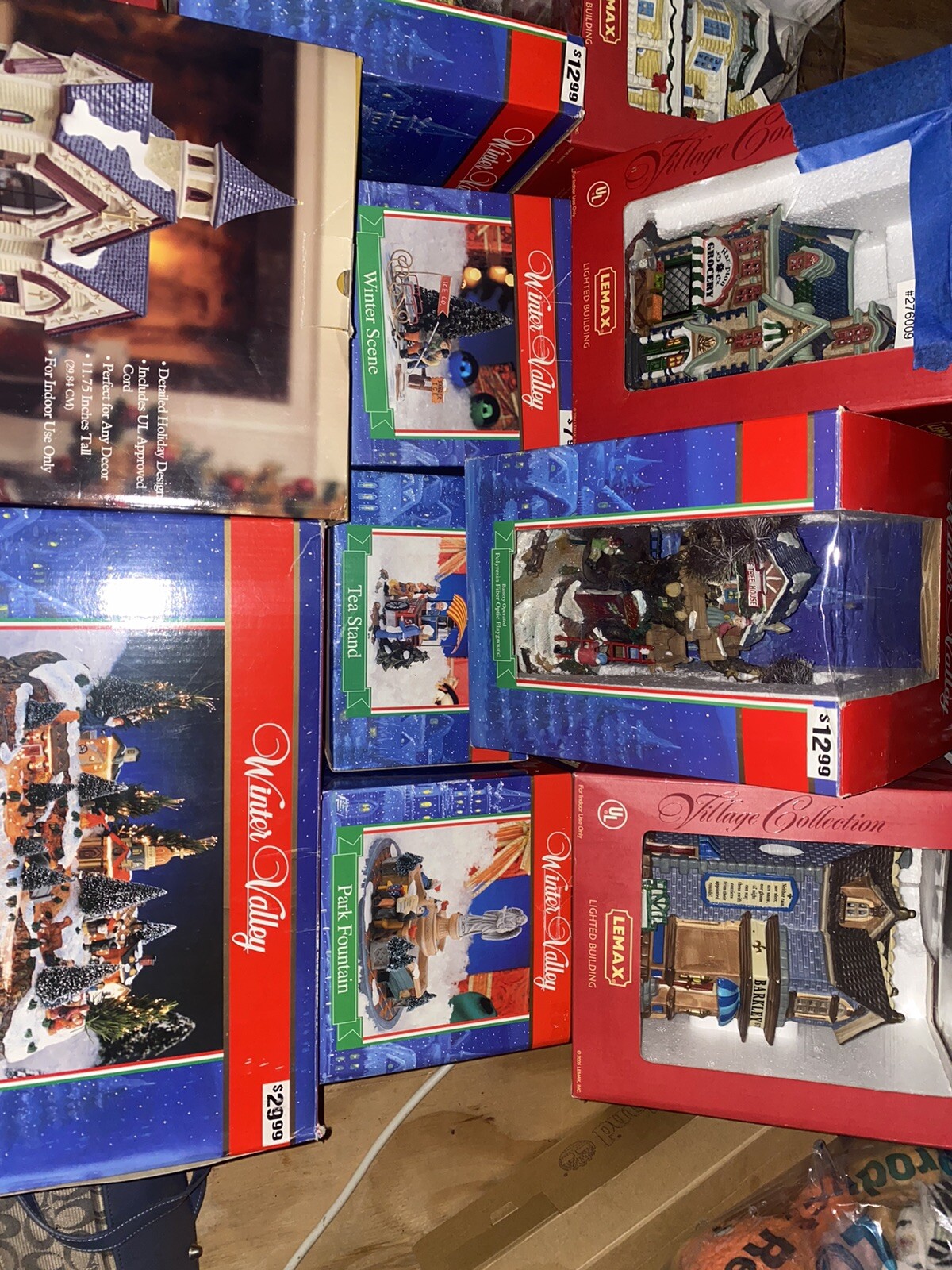 lemax christmas village houses lot eBay