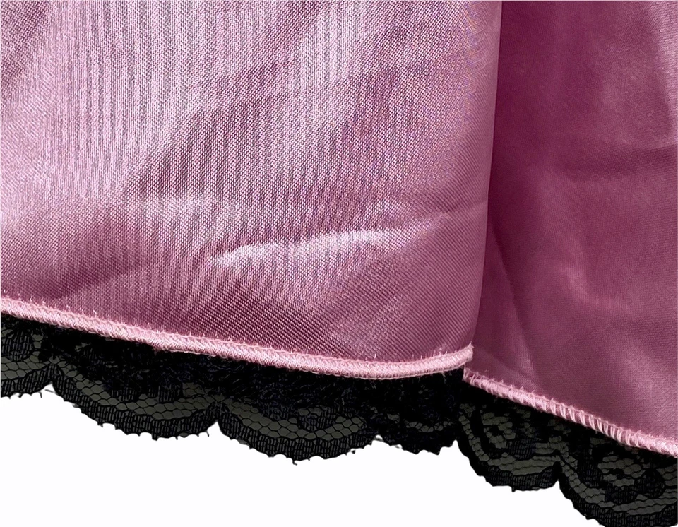 Mujer’s Adulto 1950’s Rosa Negro LG Caniche Falda Con Tul OS Disfraz Halloween Foto 3 de 4