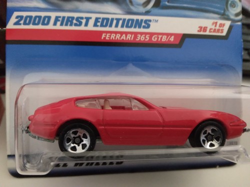 HOT WHEELS 2000-061 FIRST EDITIONS FERRARI 365 GTB/4 1/36 RED 5SP