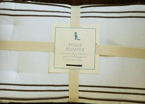 Forros para cuna de malla blanca Pottery Barn Kids