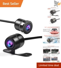 HD Backup Camera CMOS 480p Waterproof 2 Installation Car Monitor