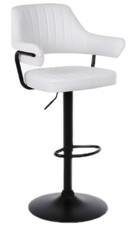 PALOMA  PLUSH BAR STOOL, GAS LIFT, BREAKFAST KITCHEN BAR ETC, PADDED ARMS & BACK