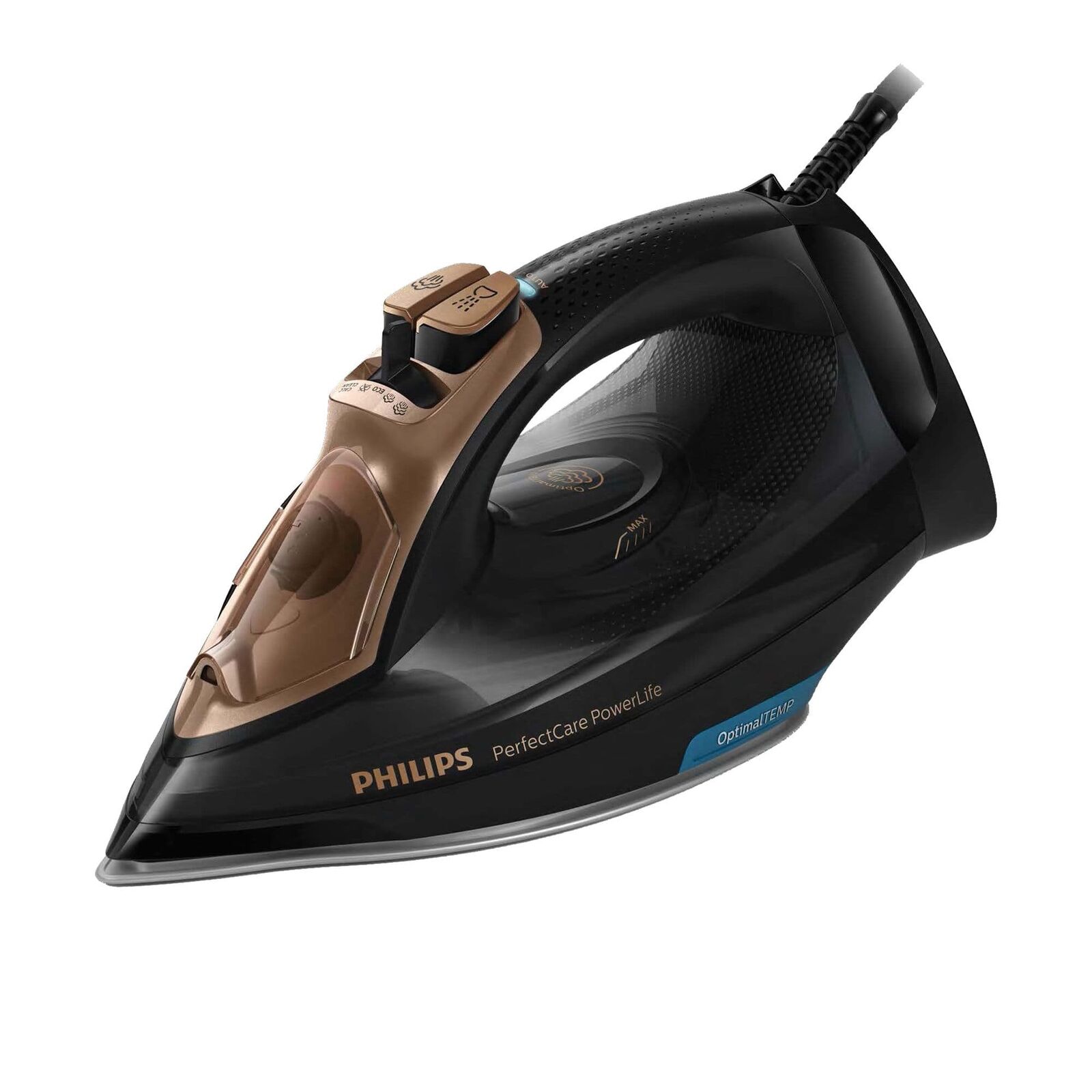 NEW Philips PerfectCare Powerlife Steam Iron Black