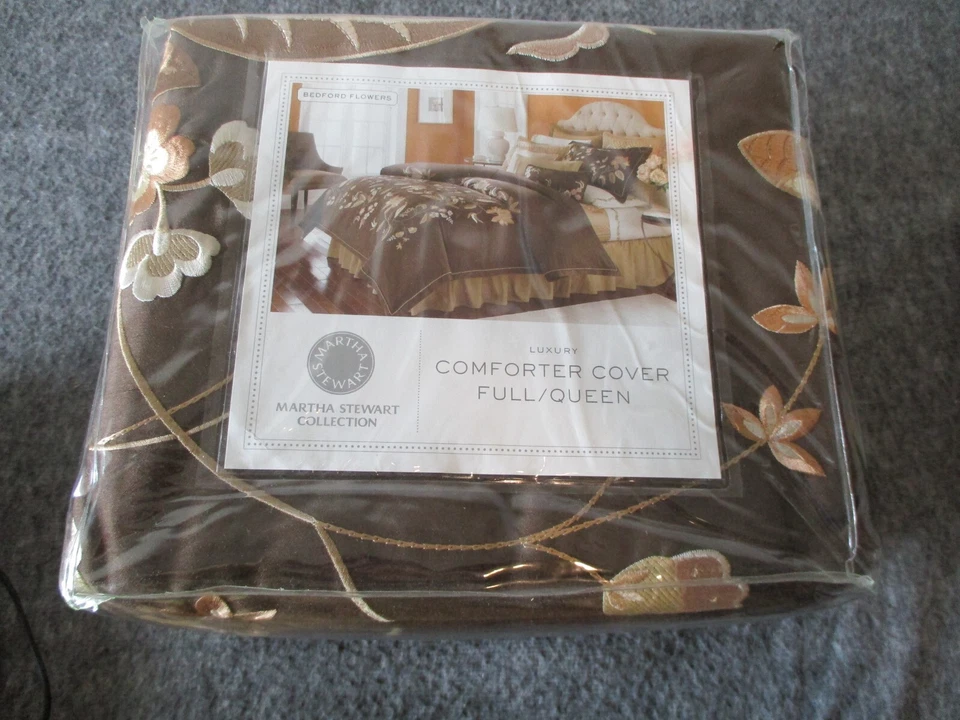 NUEVA FUNDA EDREDÓN (EDREDÓN) COLECCIÓN MARTHA STEWART FLORES BEDFORD COMPLETA/REINA Foto 2 de 4