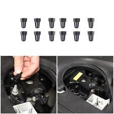 Black Rear Strut Shock Tower Covers Screws For Jaguar F-TYPE 2013-2024